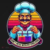 Funny Chief DonT Mess With My Emulsion Molecular Gastronomy Kids Long Sleeve Shirt thumb 2