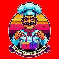 Funny Chief DonT Mess With My Emulsion Molecular Gastronomy Santa Hat thumb 1