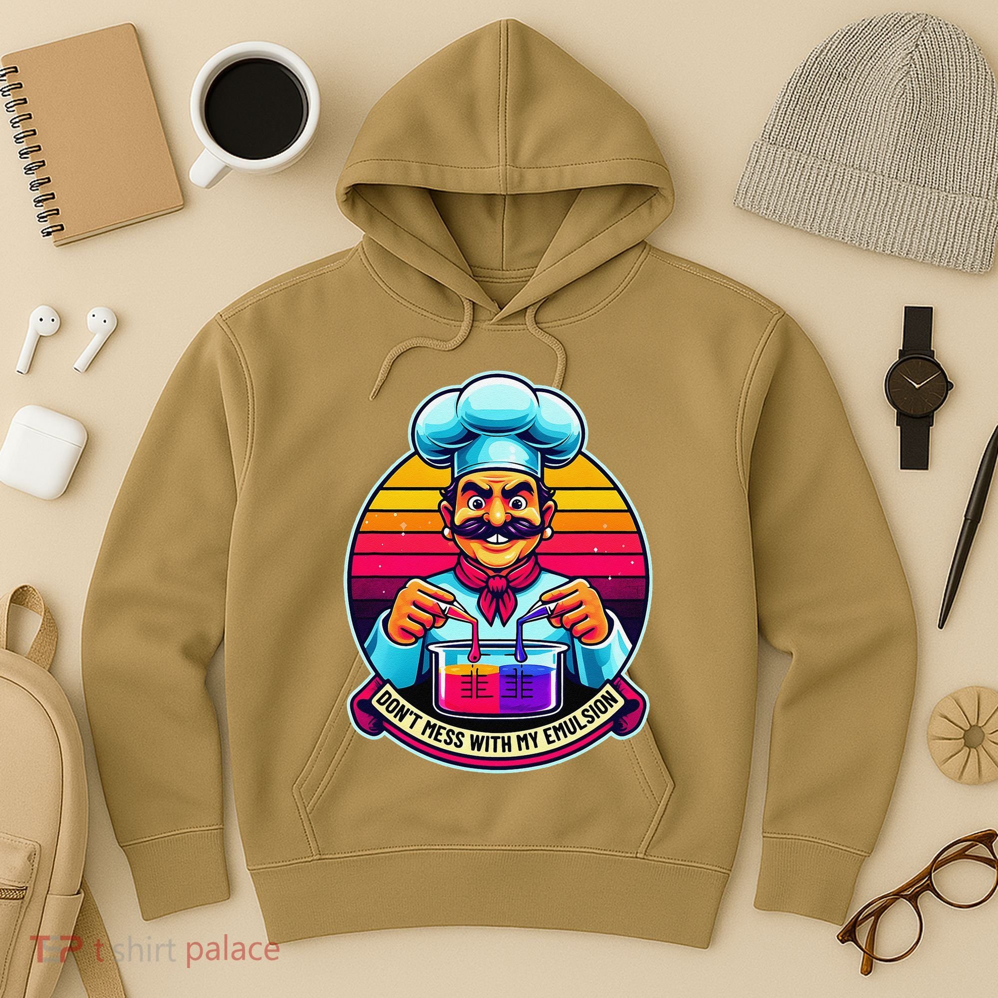 Funny Chief DonT Mess With My Emulsion Molecular Gastronomy Hoodie