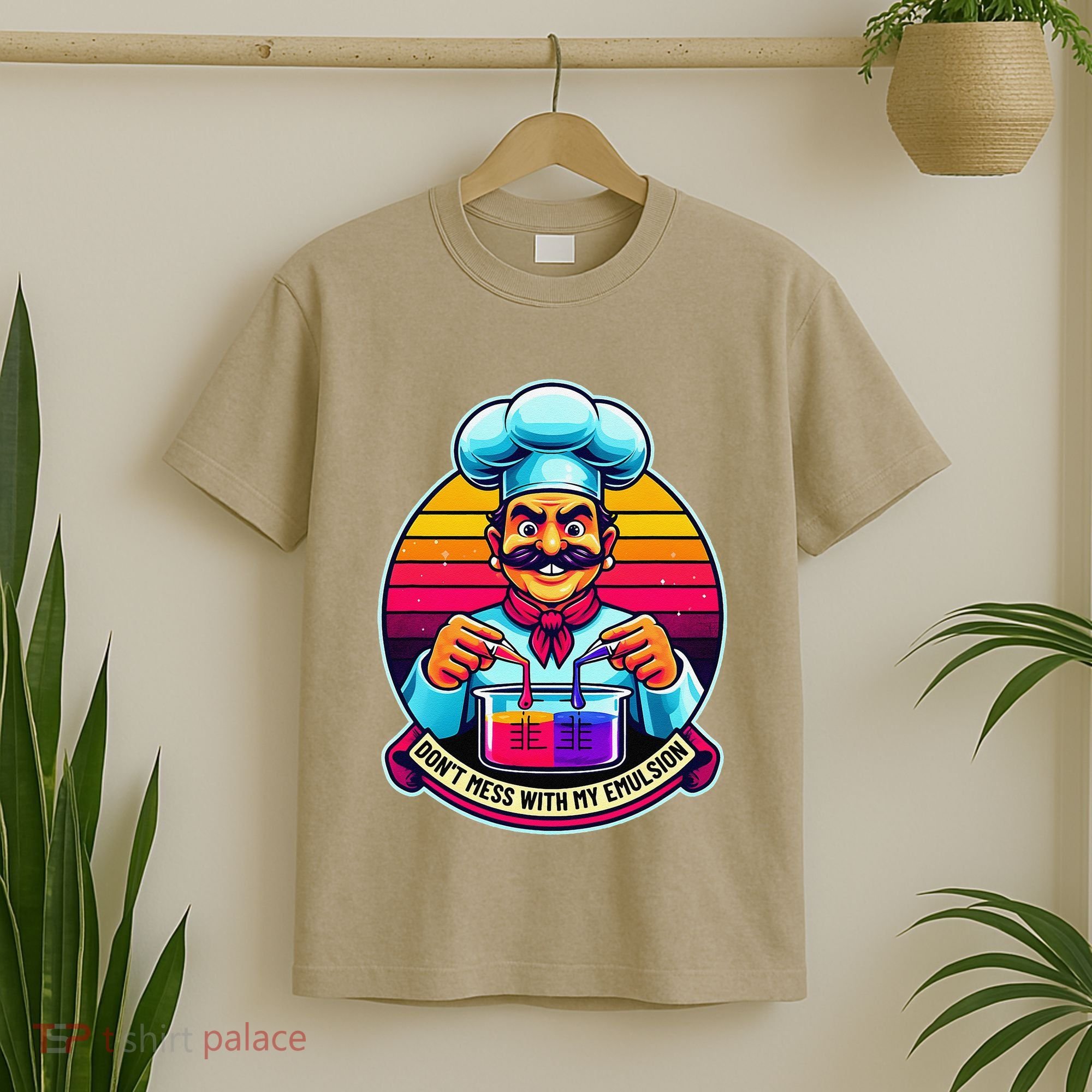 Funny Chief DonT Mess With My Emulsion Molecular Gastronomy T-Shirt