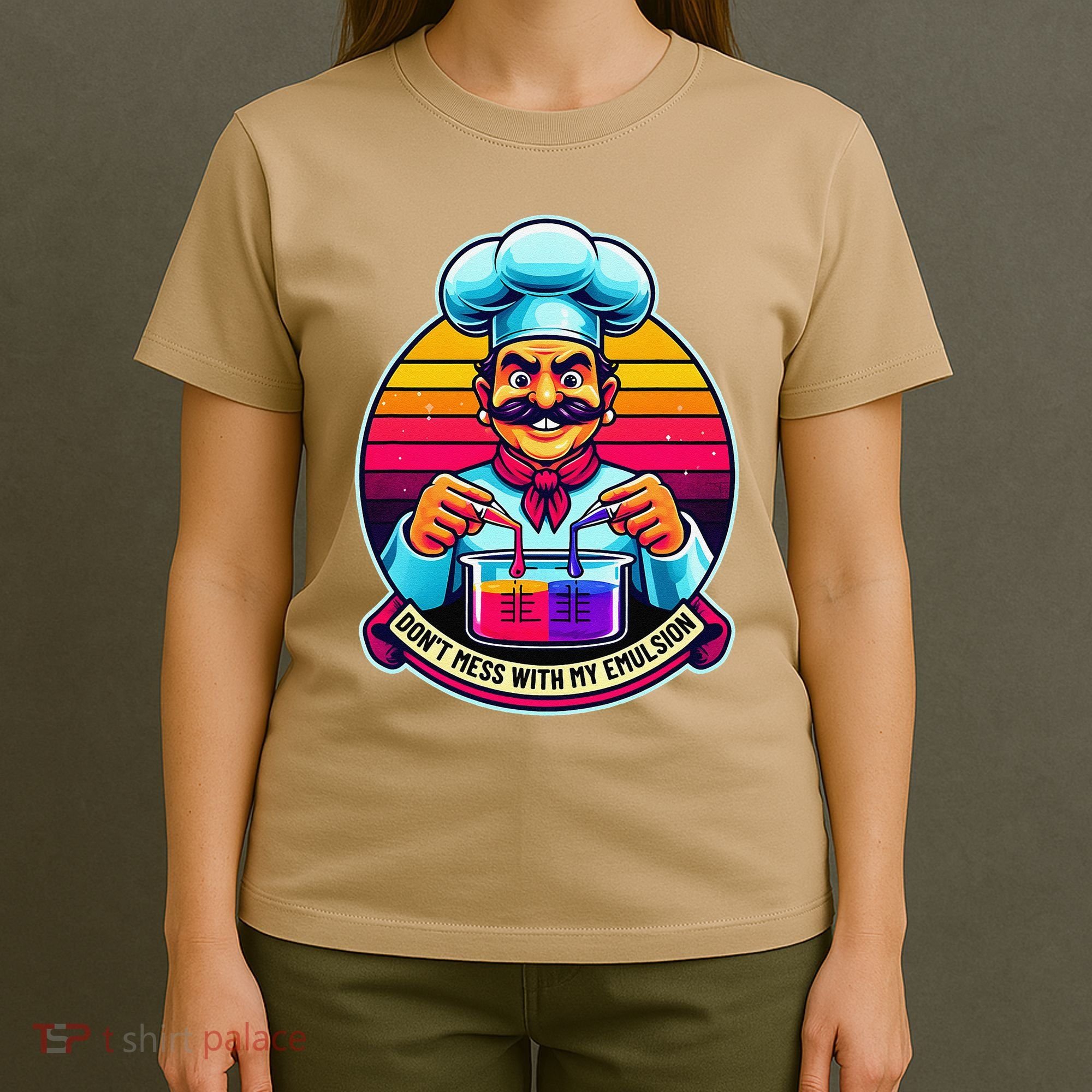 Funny Chief DonT Mess With My Emulsion Molecular Gastronomy T-Shirt