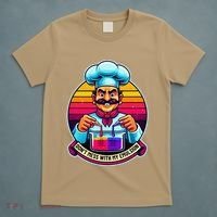 Funny Chief DonT Mess With My Emulsion Molecular Gastronomy T-Shirt thumb 5