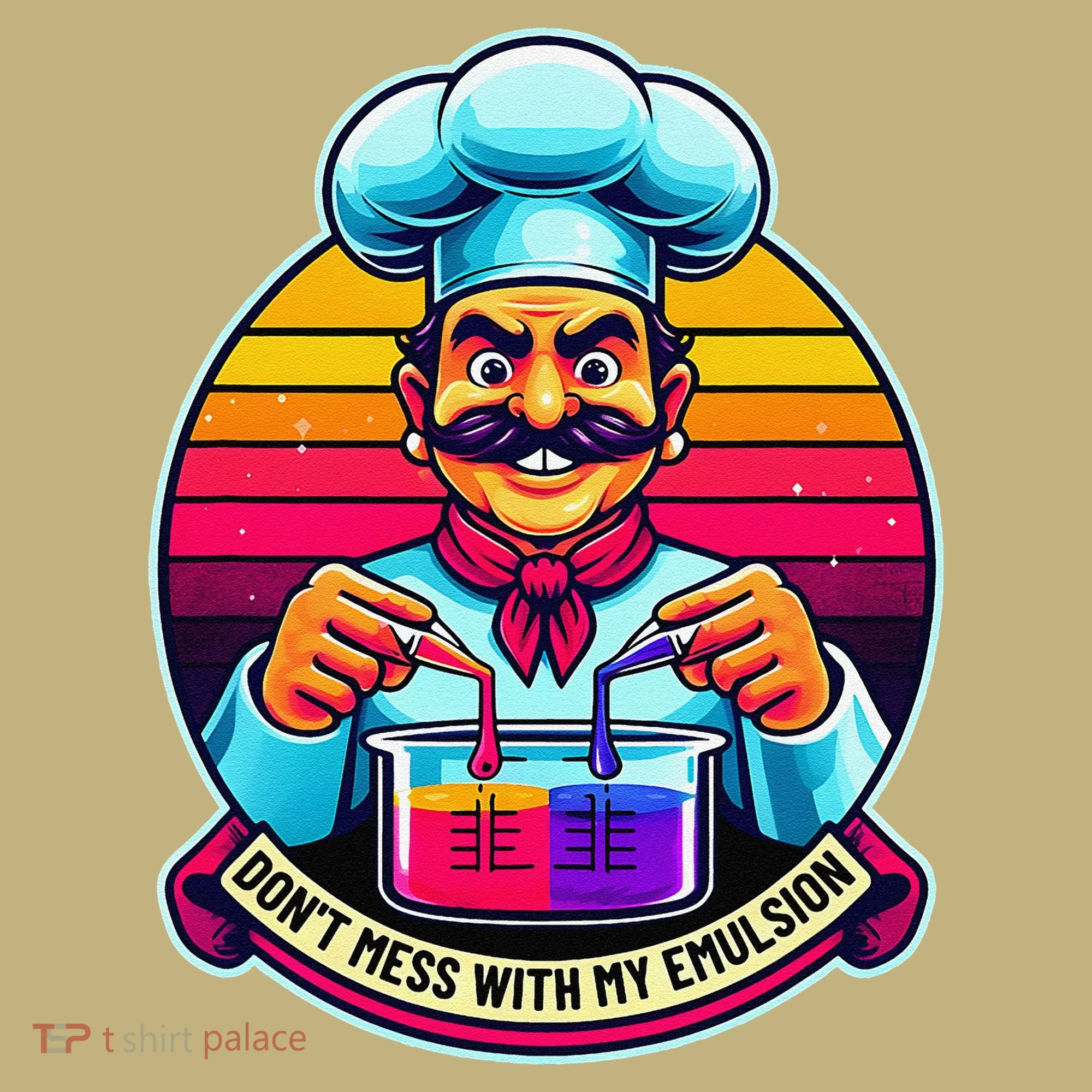 Funny Chief DonT Mess With My Emulsion Molecular Gastronomy Button