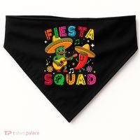 Funny Cinco De Mayo Fiesta Squad Mexican Matching  USA-Made Doggie Bandana thumb 0