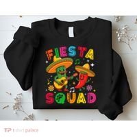 Funny Cinco De Mayo Fiesta Squad Mexican Matching  Sweatshirt thumb 2