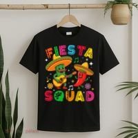 Funny Cinco De Mayo Fiesta Squad Mexican Matching  T-Shirt thumb 2