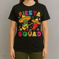 Funny Cinco De Mayo Fiesta Squad Mexican Matching  T-Shirt thumb 4