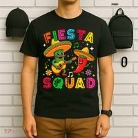 Funny Cinco De Mayo Fiesta Squad Mexican Matching  T-Shirt thumb 6