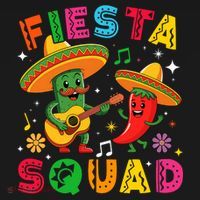 Funny Cinco De Mayo Fiesta Squad Mexican Matching  Backpack thumb 2