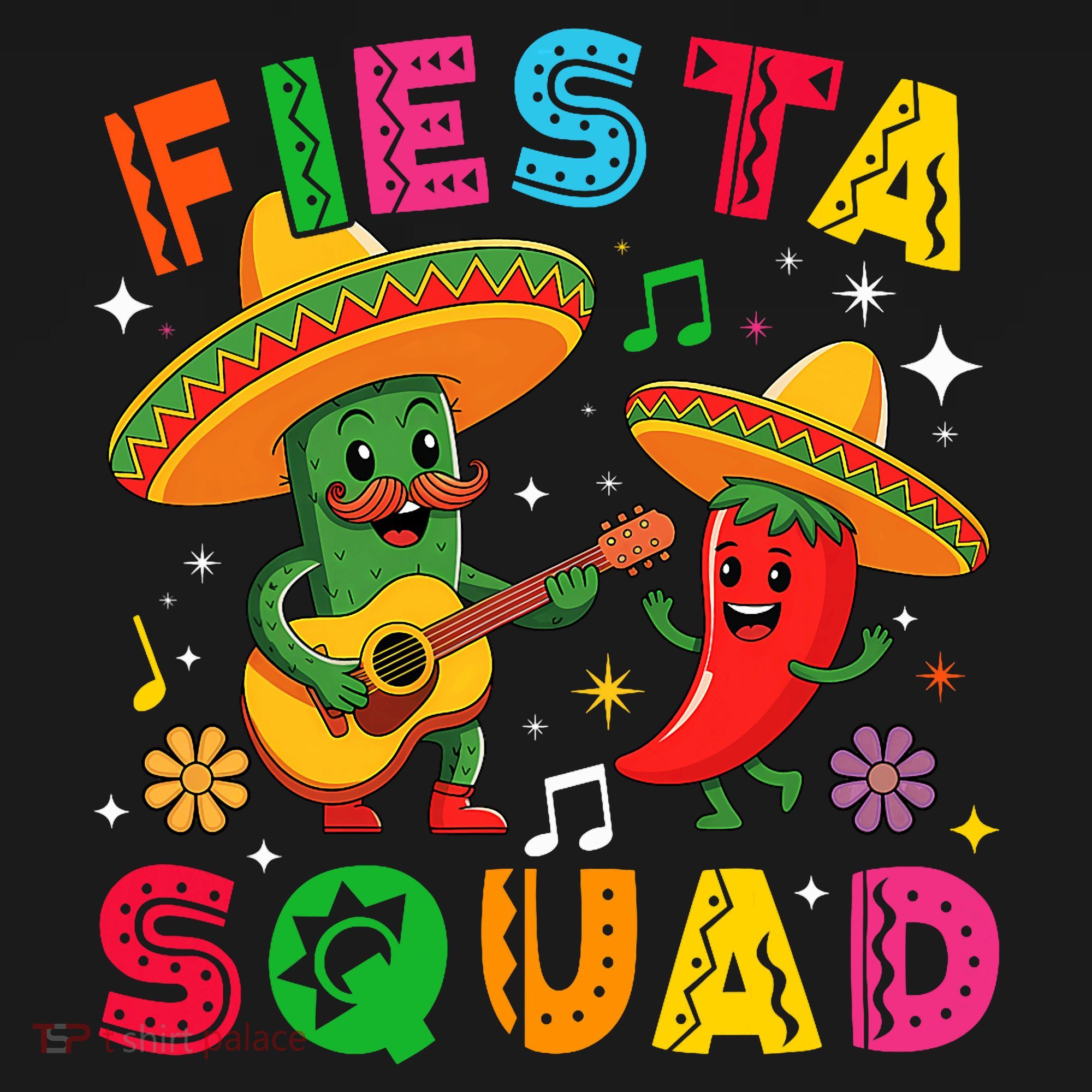 Funny Cinco De Mayo Fiesta Squad Mexican Matching  Button