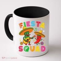 Funny Cinco De Mayo Fiesta Squad Mexican Matching  Coffee Mug thumb 0