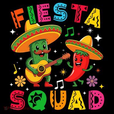 Funny Cinco De Mayo Fiesta Squad Mexican Matching  Coffee Mug