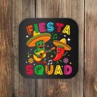 Funny Cinco De Mayo Fiesta Squad Mexican Matching  Coaster thumb 0
