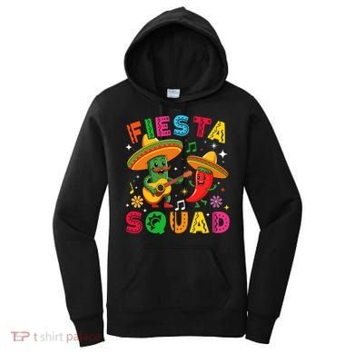 Funny Cinco De Mayo Fiesta Squad Mexican Matching  Women's Hoodie