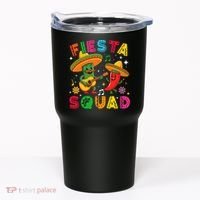 Funny Cinco De Mayo Fiesta Squad Mexican Matching  Tumbler thumb 0