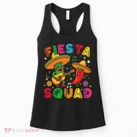 Funny Cinco De Mayo Fiesta Squad Mexican Matching  Women's Tank Top thumb 0