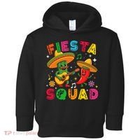 Funny Cinco De Mayo Fiesta Squad Mexican Matching  Toddler Hoodie thumb 0