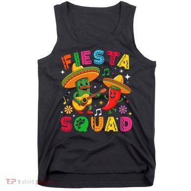 Funny Cinco De Mayo Fiesta Squad Mexican Matching  Tank Top