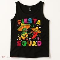 Funny Cinco De Mayo Fiesta Squad Mexican Matching  Tank Top thumb 2