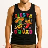 Funny Cinco De Mayo Fiesta Squad Mexican Matching  Tank Top thumb 3