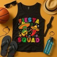 Funny Cinco De Mayo Fiesta Squad Mexican Matching  Tank Top thumb 4