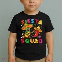 Funny Cinco De Mayo Fiesta Squad Mexican Matching  Toddler T-Shirt thumb 2