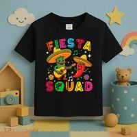 Funny Cinco De Mayo Fiesta Squad Mexican Matching  Toddler T-Shirt thumb 3