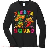 Funny Cinco De Mayo Fiesta Squad Mexican Matching  Women's Long Sleeve Shirt thumb 0