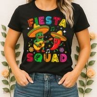 Funny Cinco De Mayo Fiesta Squad Mexican Matching  Women's T-Shirt thumb 2