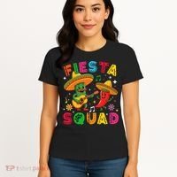 Funny Cinco De Mayo Fiesta Squad Mexican Matching  Women's T-Shirt thumb 4