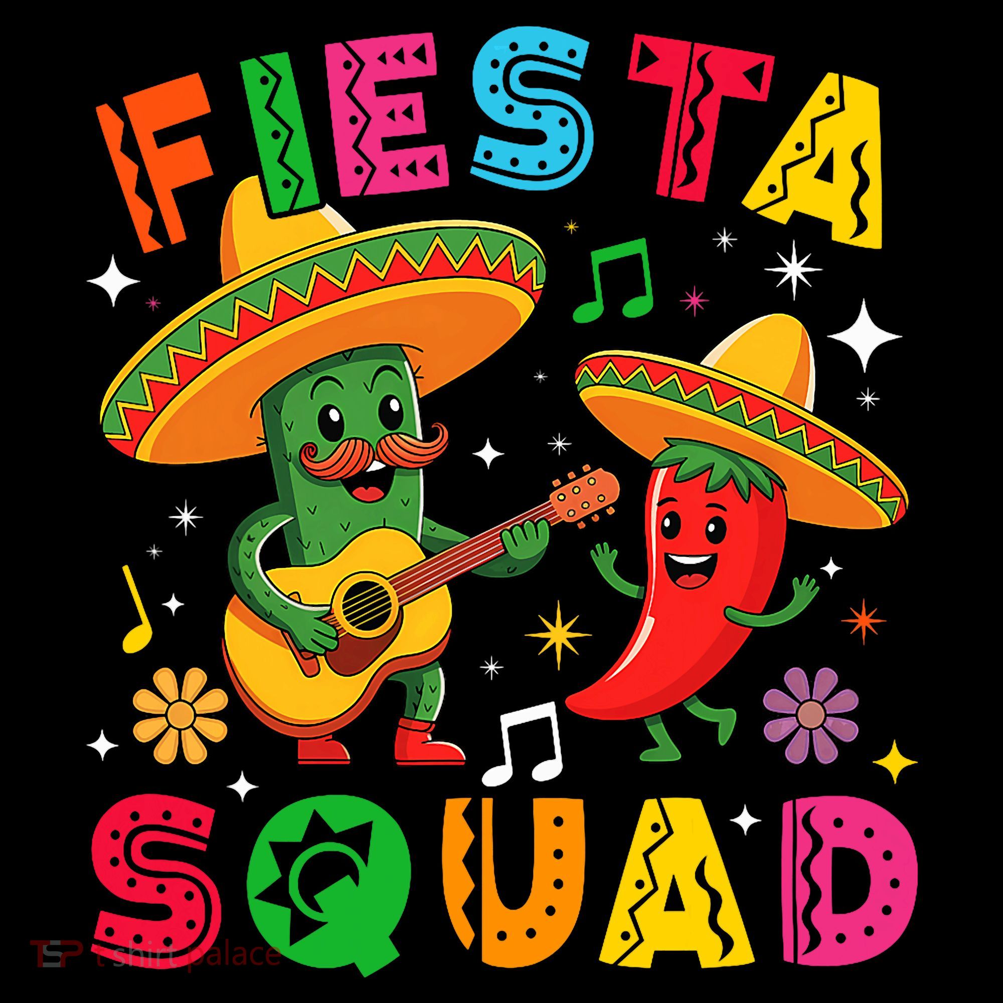 Funny Cinco De Mayo Fiesta Squad Mexican Matching  Women's T-Shirt