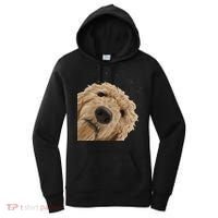 Funny Curious Dog Labradoodle Women's Hoodie thumb 0
