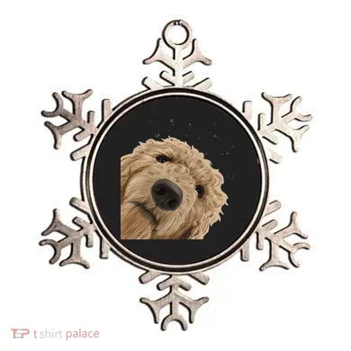 Funny Curious Dog Labradoodle Ornament