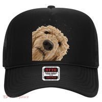 Funny Curious Dog Labradoodle Hat thumb 0