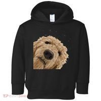 Funny Curious Dog Labradoodle Toddler Hoodie thumb 0