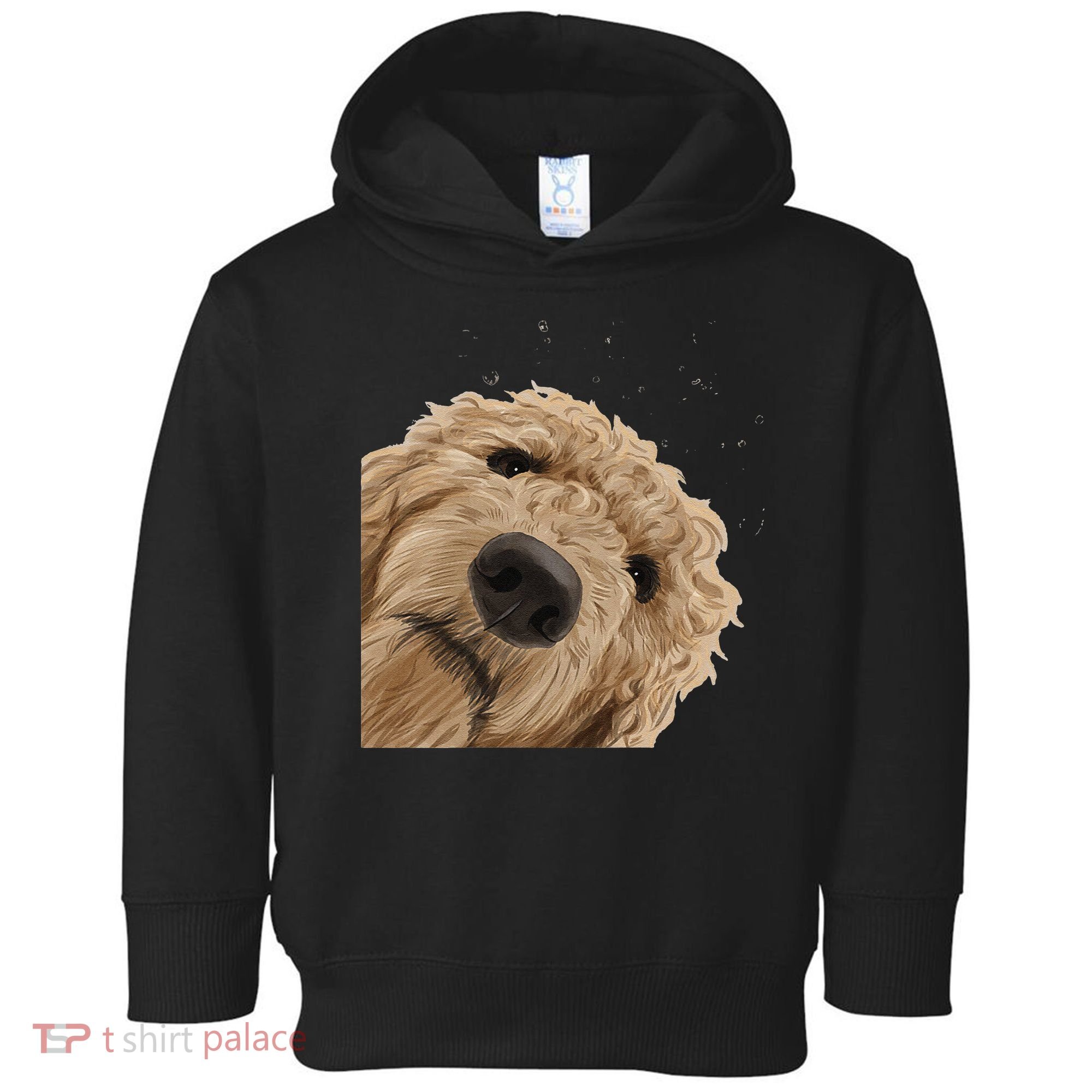 Funny Curious Dog Labradoodle Toddler Hoodie
