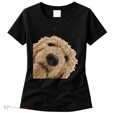 Funny Curious Dog Labradoodle Women's T-Shirt