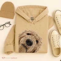 Funny Curious Dog Labradoodle Hoodie thumb 4