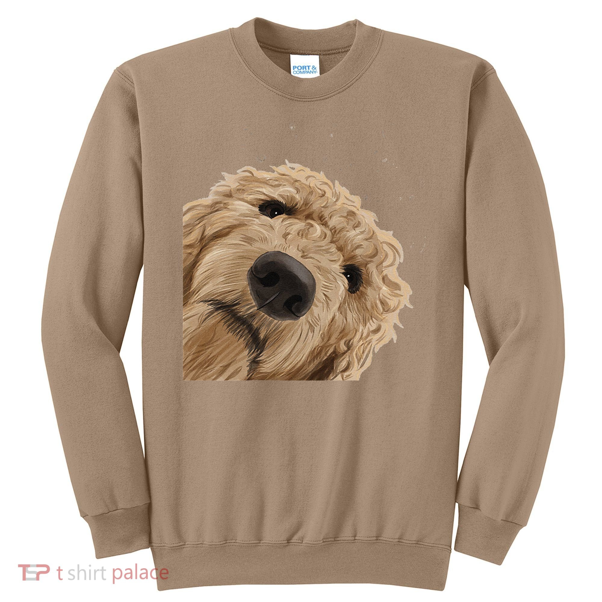 Funny Curious Dog Labradoodle Sweatshirt