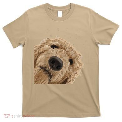 Funny Curious Dog Labradoodle T-Shirt