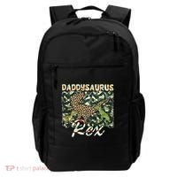 Funny Camo Daddysaurus Rex Gift Backpack thumb 0