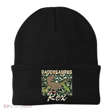 Funny Camo Daddysaurus Rex Gift Beanie
