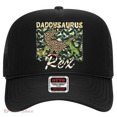 Funny Camo Daddysaurus Rex Gift Hat