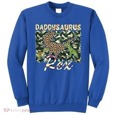 Funny Camo Daddysaurus Rex Gift Sweatshirt