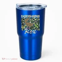 Funny Camo Daddysaurus Rex Gift Tumbler thumb 0