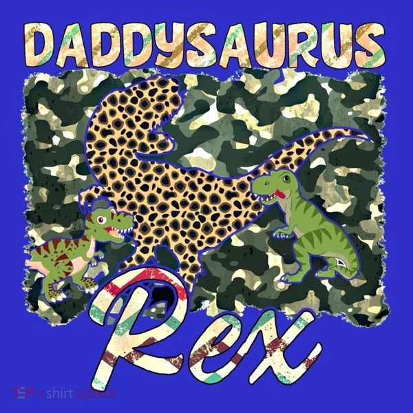 Funny Camo Daddysaurus Rex Gift Tumbler