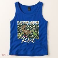 Funny Camo Daddysaurus Rex Gift Tank Top thumb 2