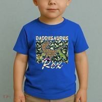 Funny Camo Daddysaurus Rex Gift Toddler T-Shirt thumb 2