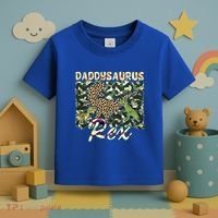Funny Camo Daddysaurus Rex Gift Toddler T-Shirt thumb 3