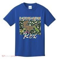 Funny Camo Daddysaurus Rex Gift Kids T-Shirt thumb 0